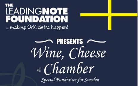 wine, cheese and chamber fundraiser for Sweden