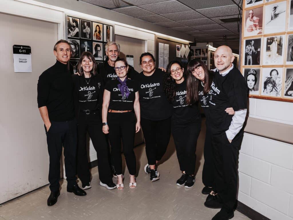 Alexander Shelley and OrKidstra Staff